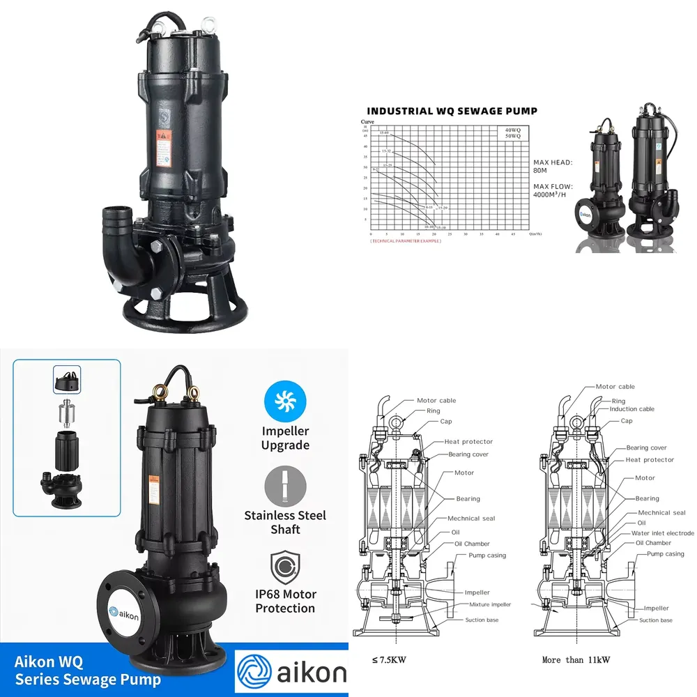 Submersible Pump Sewage - مضخة صرف صحي كهربائية غاطسة من