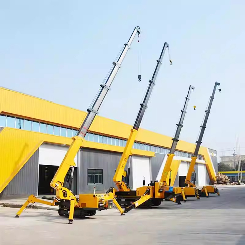 Compact Crawler Boom Lift - رافعة عنكبوتية زاحفة مدمجة هيدروليكية يتم