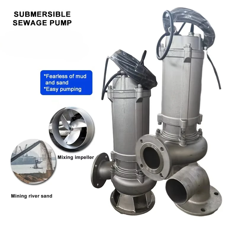 مضخة صرف صحي صناعية قوية التحم - مراجعة Submersible Pump Sewage وسعره