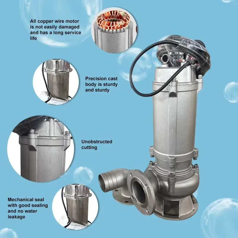 مضخة صرف صحي صناعية قوية التحم - مراجعة Submersible Pump Sewage وسعره