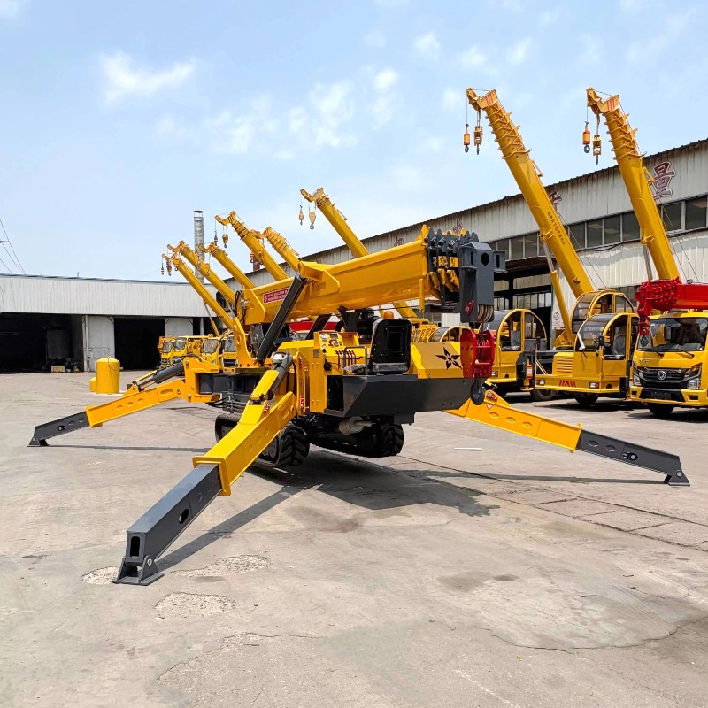 رافعة زاحفة على شكل عنكبوت ذات - مراجعة Compact Crawler Boom Lift وسعره
