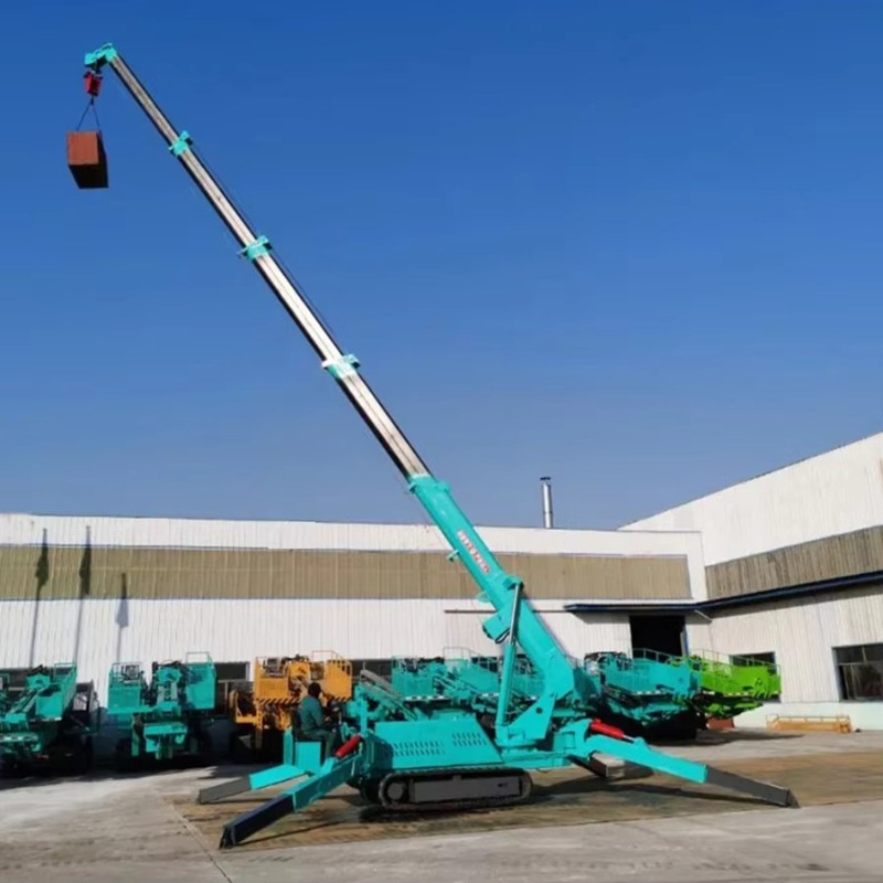 رافعة عنكبوتية صغيرة مدمجة بسع - مراجعة Compact Crawler Boom Lift وسعره