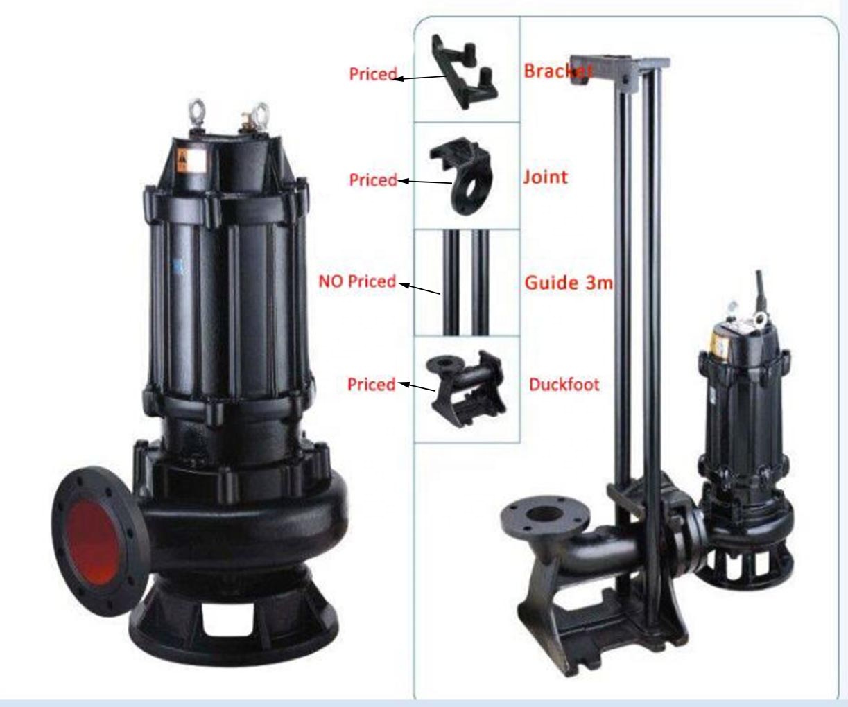 مضخة مياه الصرف الصحي ذات التو - مراجعة Submersible Pump Sewage وسعره