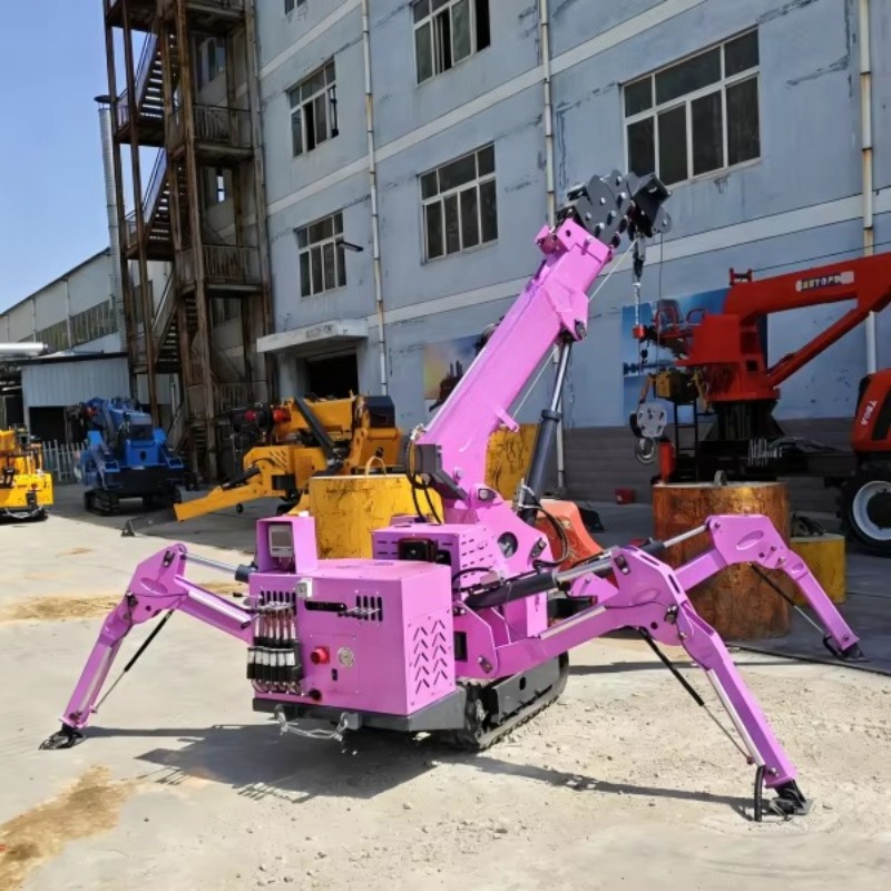 رافعة عنكبوتية بتحكم عن بعد بح - مراجعة Compact Crawler Boom Lift وسعره