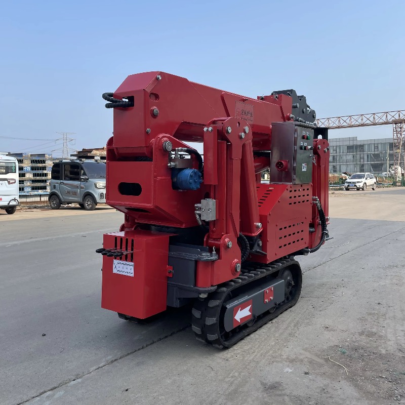 رافعة عنكبوتية هيدروليكية تلسك - مراجعة Compact Crawler Boom Lift وسعره