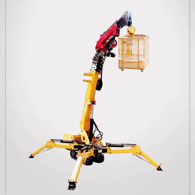 رافعة عنكبوتية زاحفة مدمجة هيد - مراجعة Compact Crawler Boom Lift وسعره